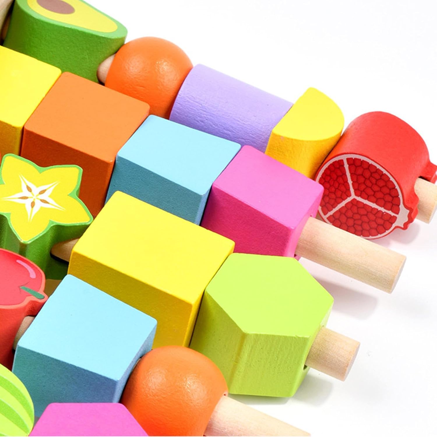 Montessori wooden toy view 7