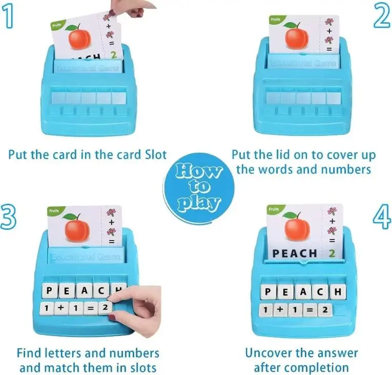 Cheap Popular Spelling Letter Toy 2-in-1 Kids Educational Flashcard Learning Game Alphanumeric Pairing Factory, Factories