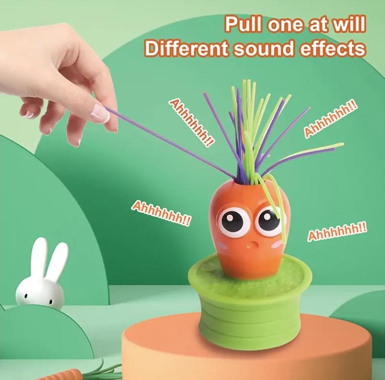 Screaming Carrot Toy Ideal for Home and Office