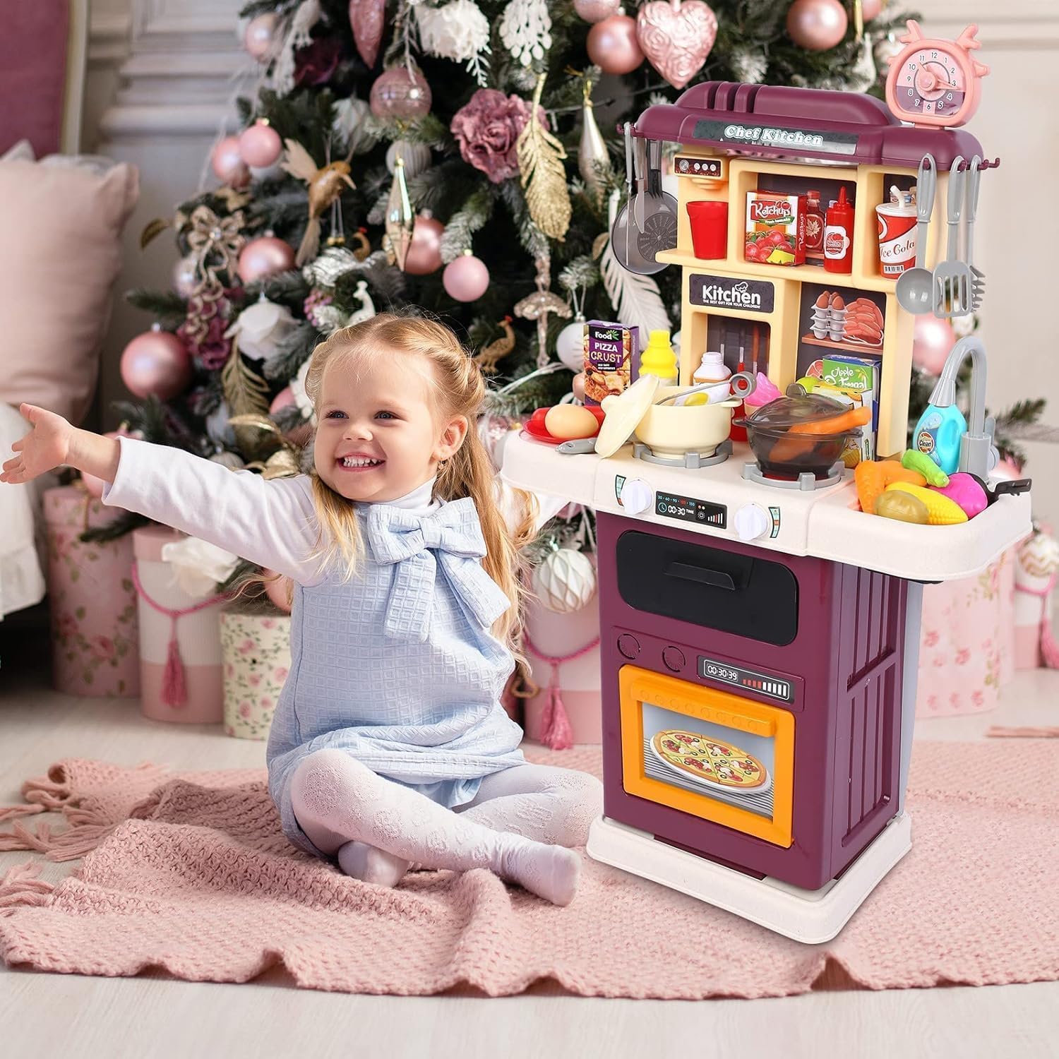 Functional Toy Kitchen Storage Design