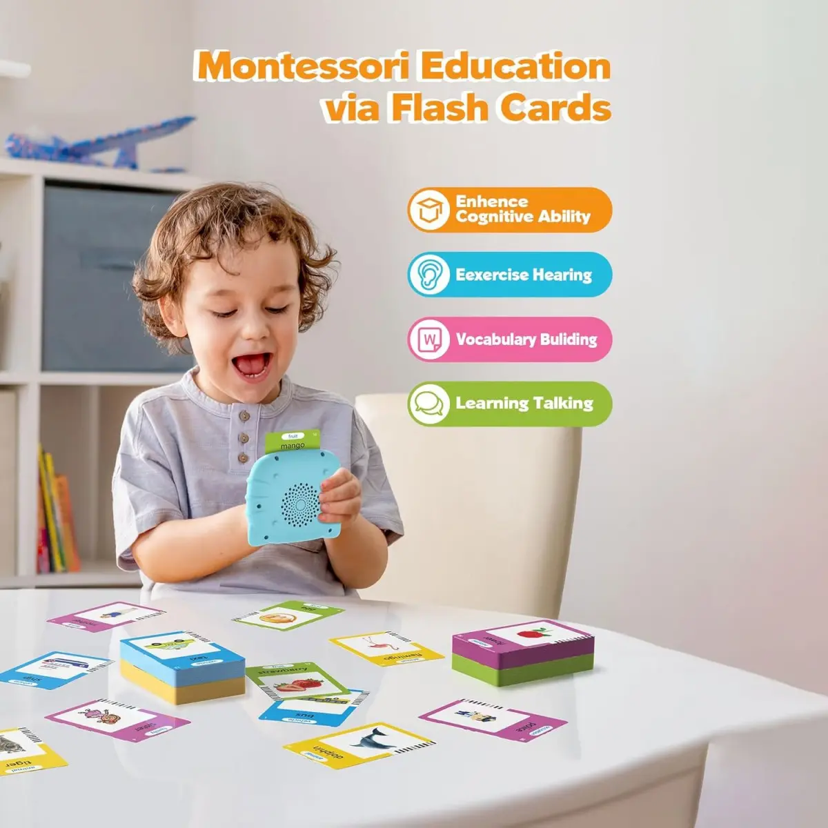 Cheap Talking Bilingual Flash Cards for Toddlers with 224 Words Montessori Educational Speech Therapy Toy Manufacturers, Factory