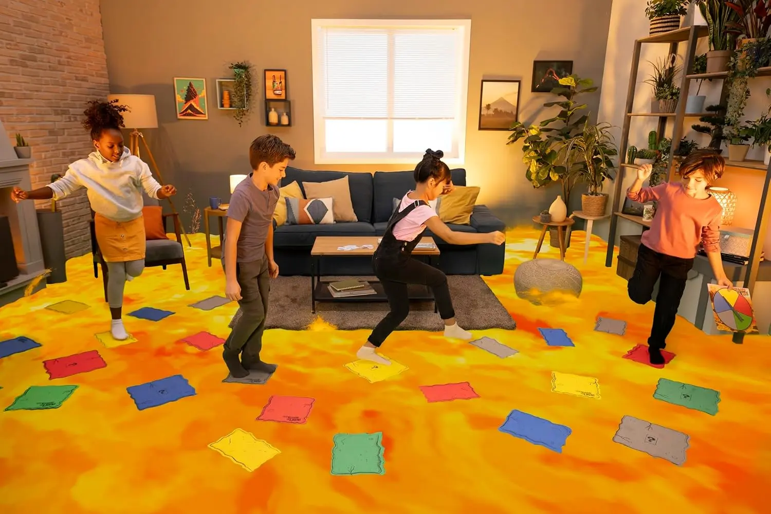 OEM The Floor is Lava Game for Kids and Adults Indoor Outdoor Safe Interactive Physical Activity Fun Factory, Factories