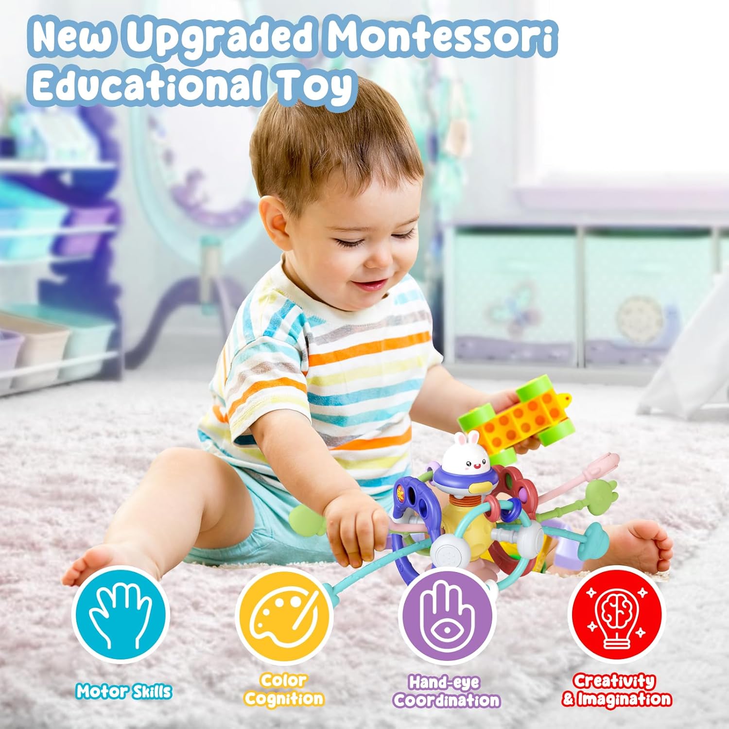 Developmental benefits of baby activity toys