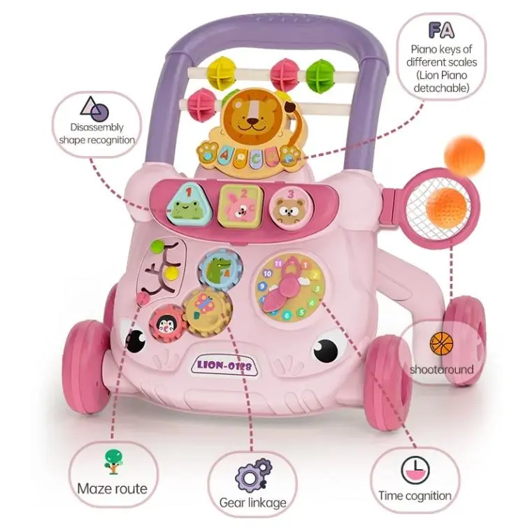 Cheap Baby Walker Anti-Rollover 0-1 Year Music Pedal Piano Trolley Fitness Rack Supplier, Suppliers