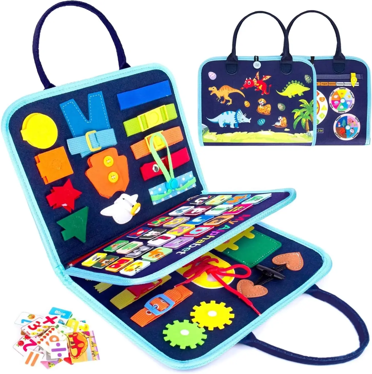 OEM Montessori Educational Sensory Busy Board Book for Toddlers – Fine Motor Skills Learning Travel Toy Factory, Factories