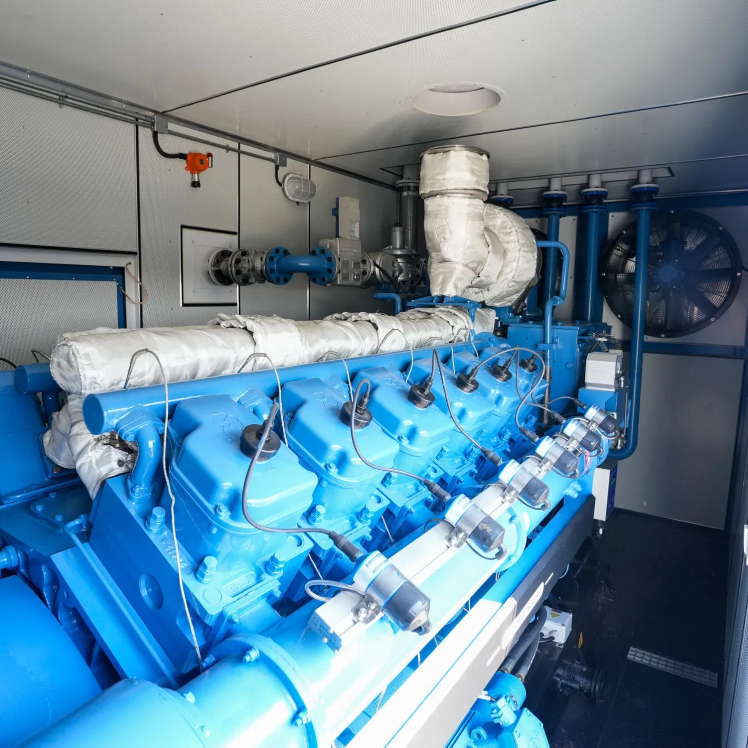 مولد الغاز الطبيعي الأزرق 1000kw لتطبيقات 50Hz