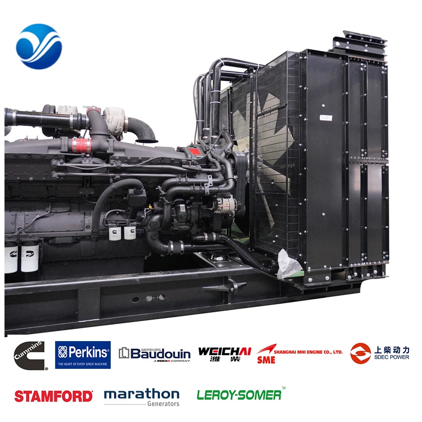 مجموعة مولدات كامينز 200kVA 400kVA 600kVA 800kVA نوع ديزل صامت 400V 50Hz مع التحكم عن بُعد ATS