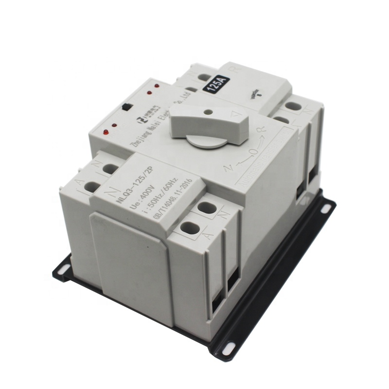 مفتاح النقل التلقائي 100AMP لمولد الديزل 2p 125A التحويل التلقائي للنقل