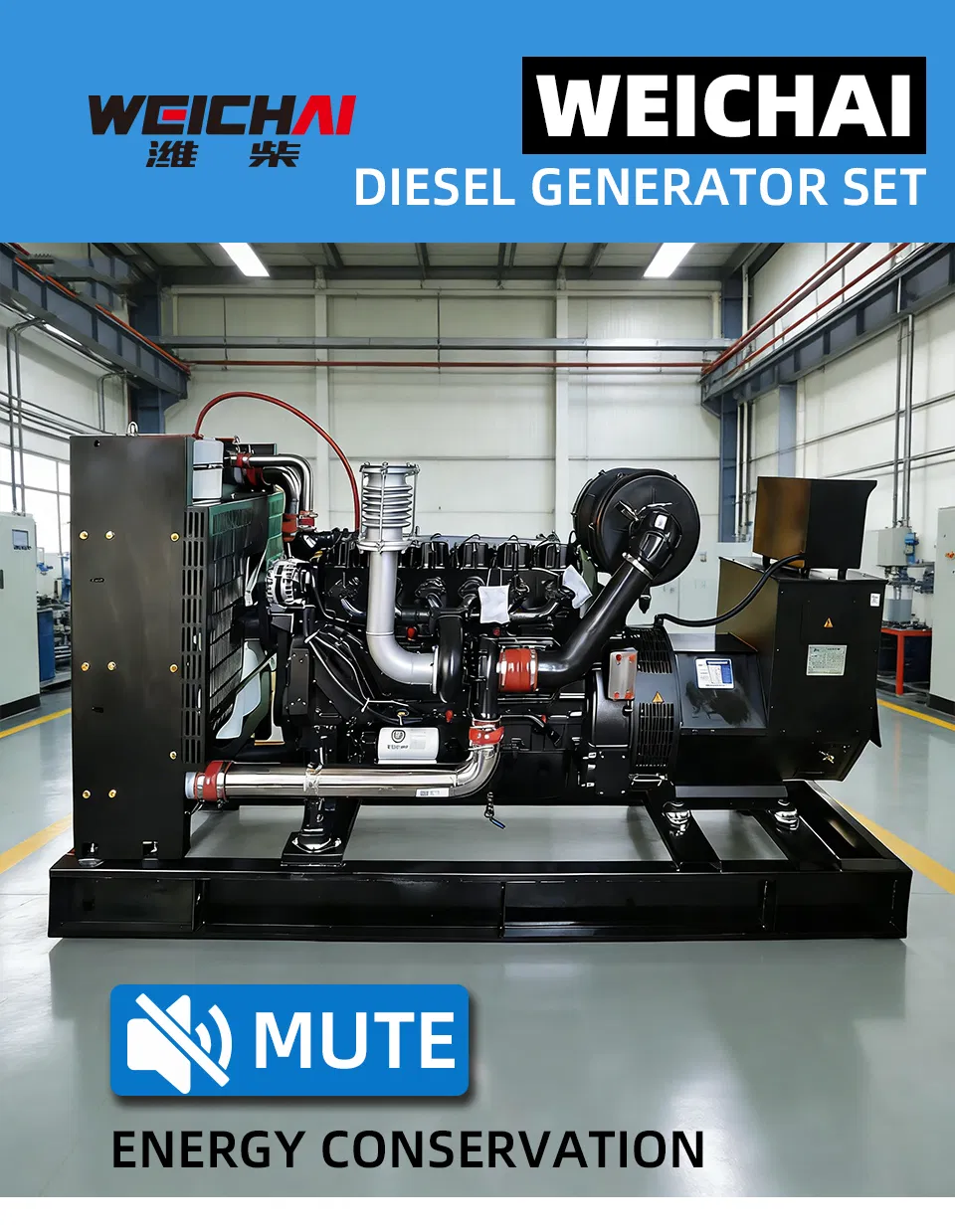 625kVA 500kw مجموعة مولدات الديزل لتوفير الطاقة الاحتياطية الطارئة