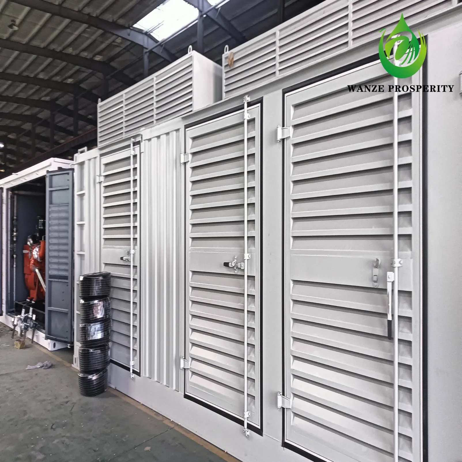 350kw مجموعة مولدات الديزل والبيوجاز/الغاز/الكهرباء ذات استهلاك الوقود المنخفض والتشغيل المستمر