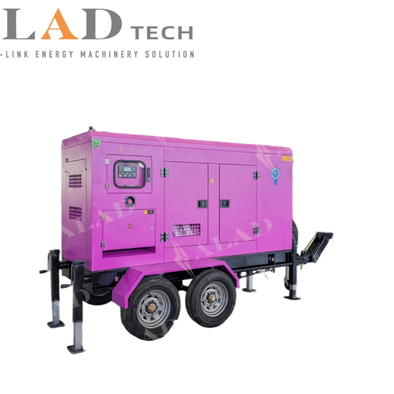 مولد ديزل ويشاي نوع مقطورة منخفض الضوضاء 20-1200kw