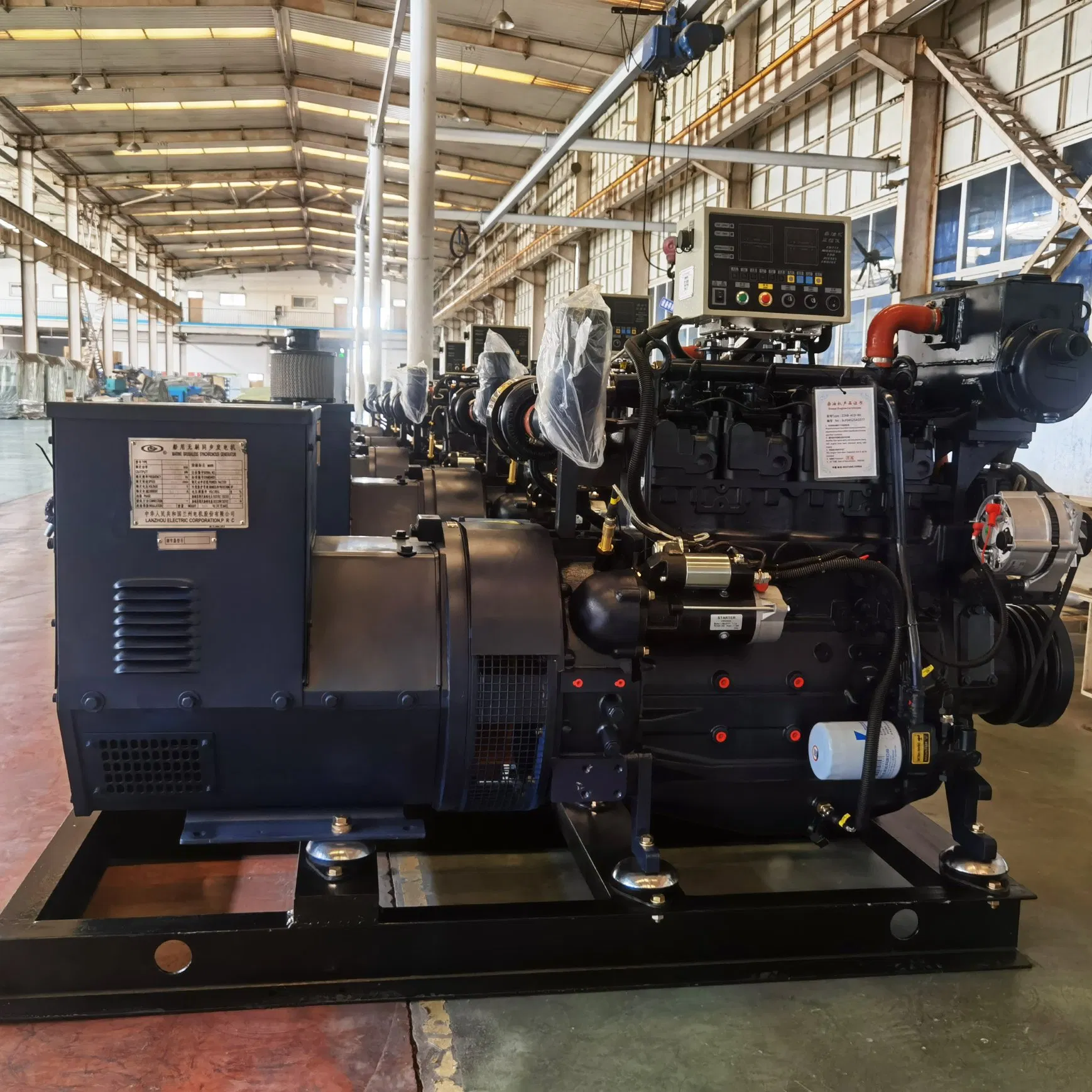 80kw مجموعة مولدات بحرية تعمل بمحرك دويتز