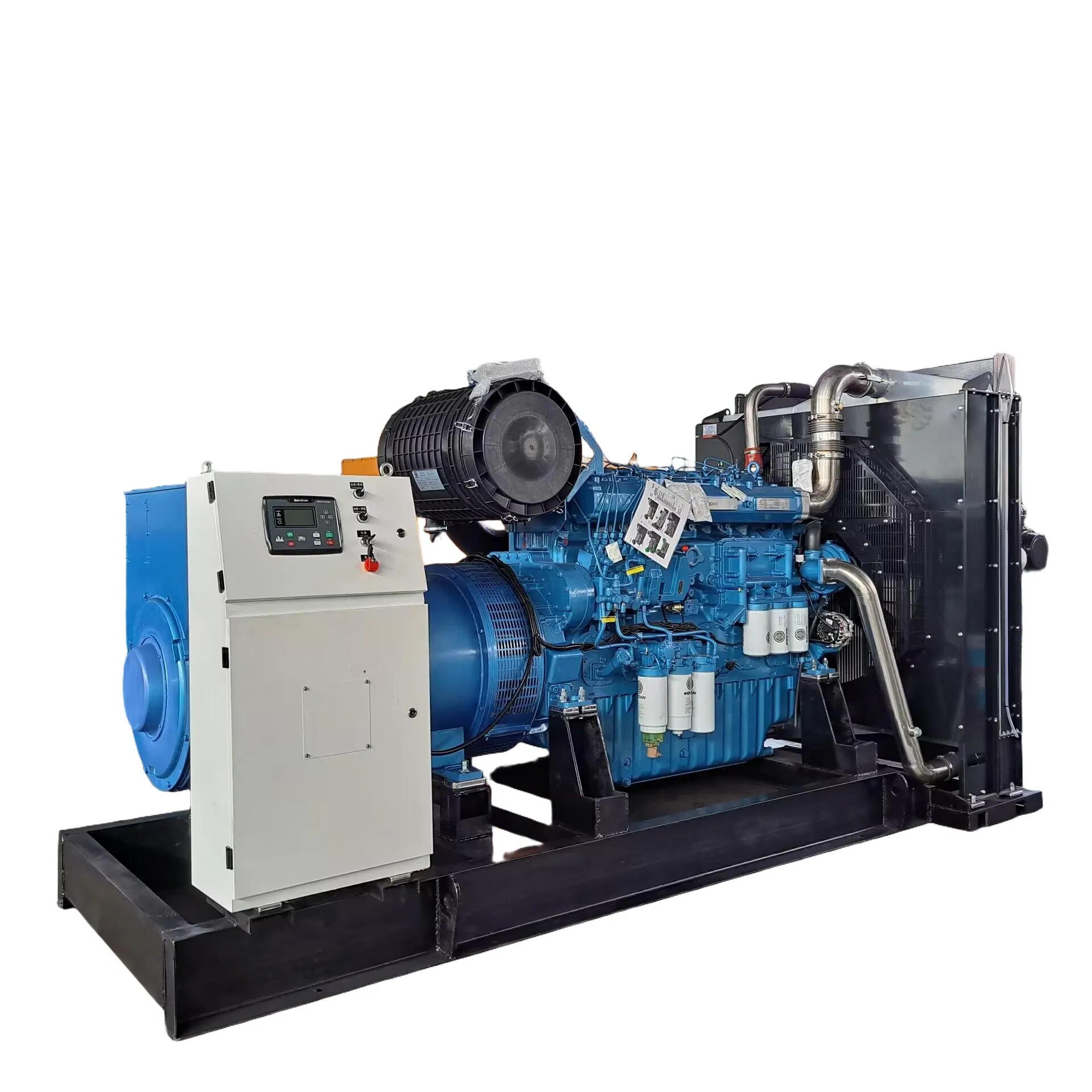 مجموعة مولدات الديزل الكهربائية الثقيلة ويشاي 500kw 800kw 1000kw