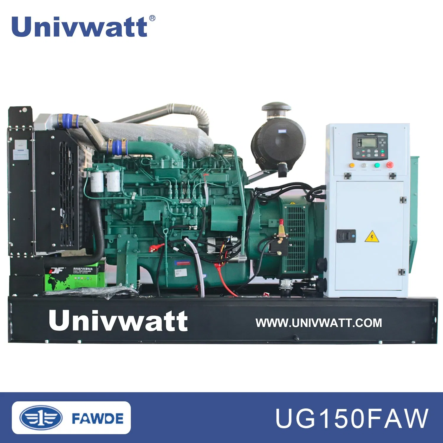 120kw / 150kw مجموعة مولدات الديزل الكهربائية المفتوحة من فاويد للاستخدام المستمر