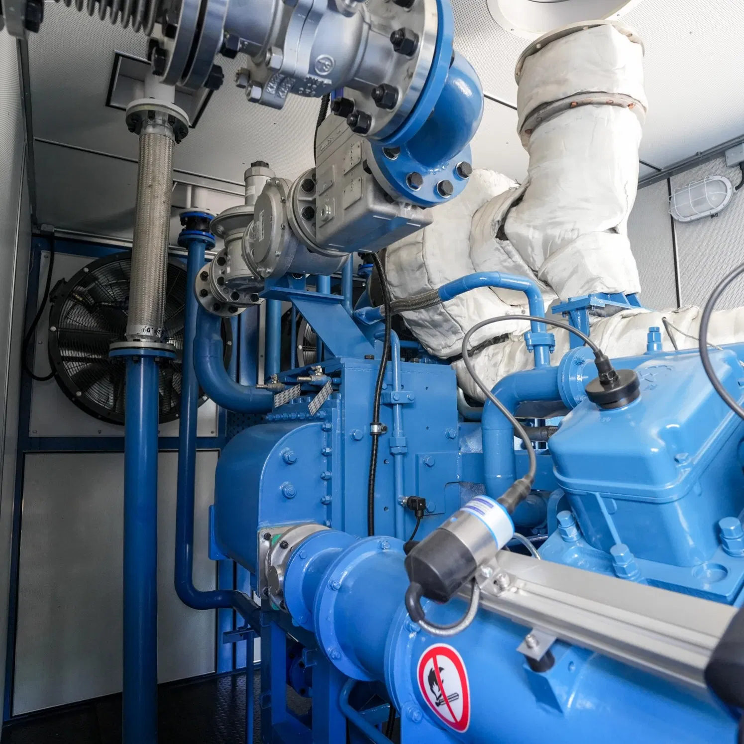 مولد الغاز الطبيعي الأزرق 1000kw لتطبيقات 50Hz