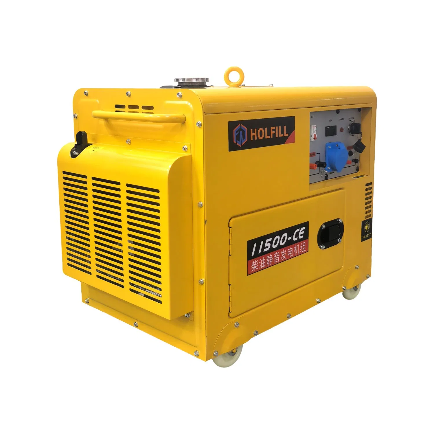 6.5kw 7.2kw 5000W 8000W 8.5kw 10kVA 1 مرحلة صامتة صغيرة ديزل محمولة كهربائية مولد ديزل مع احتياطي للمنزل