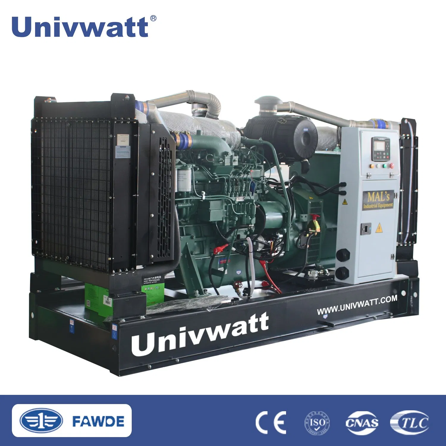 120kw / 150kw مجموعة مولدات الديزل الكهربائية المفتوحة من فاويد للاستخدام المستمر