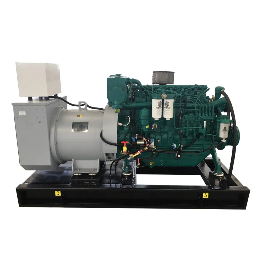 مجموعة مولدات الديزل البحرية المبردة بالماء الرئيسية 150kVA