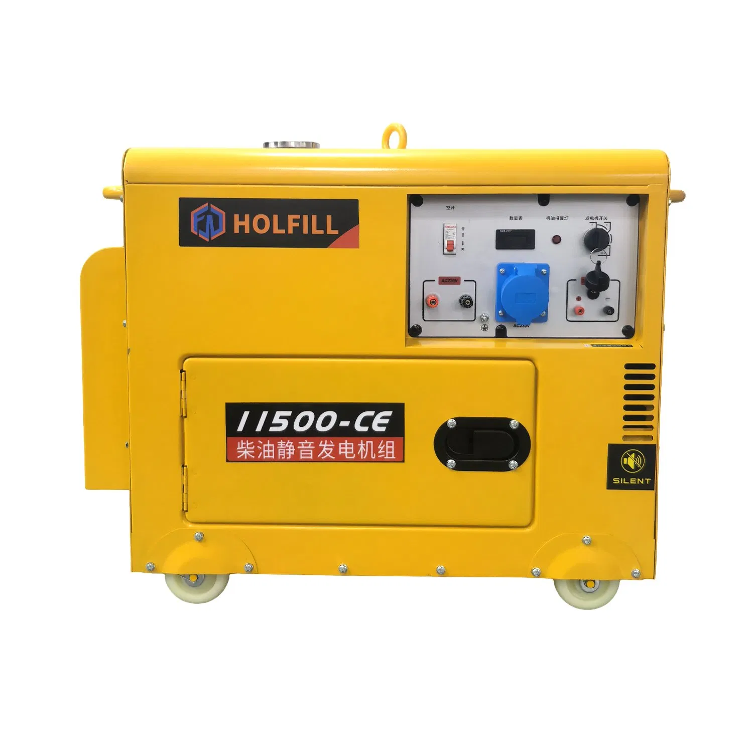 6.5kw 7.2kw 5000W 8000W 8.5kw 10kVA 1 مرحلة صامتة صغيرة ديزل محمولة كهربائية مولد ديزل مع احتياطي للمنزل