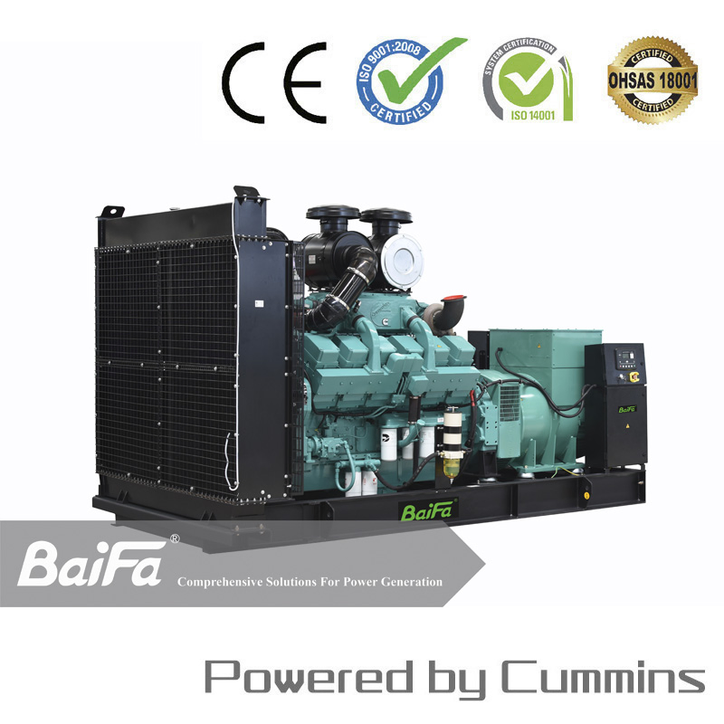بايفا باور 1000kVA مولد ديزل مع كمنز Kta38-G2b مورد مجموعة مولدات