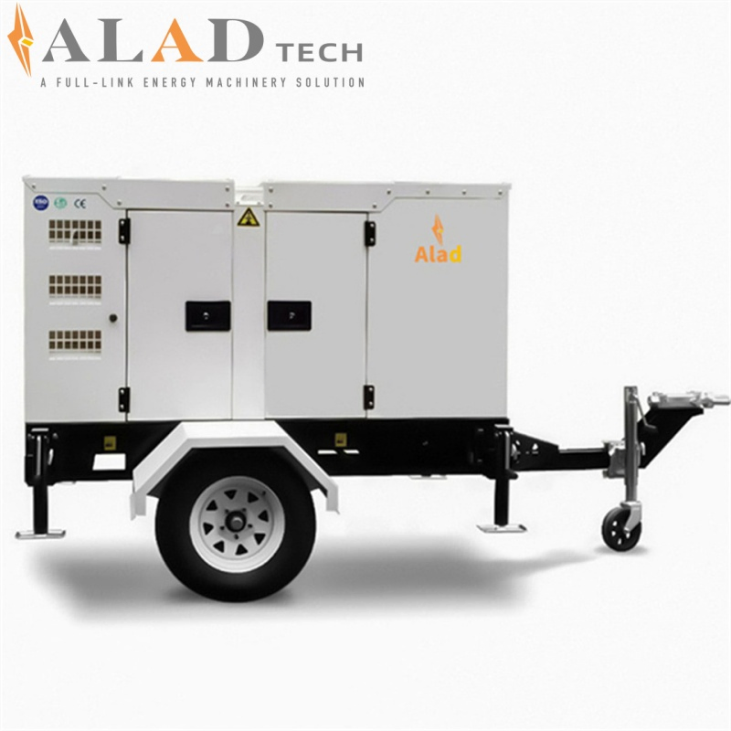 1000kw مجموعة مولد ديزل كمينز المحمولة على مقطورة