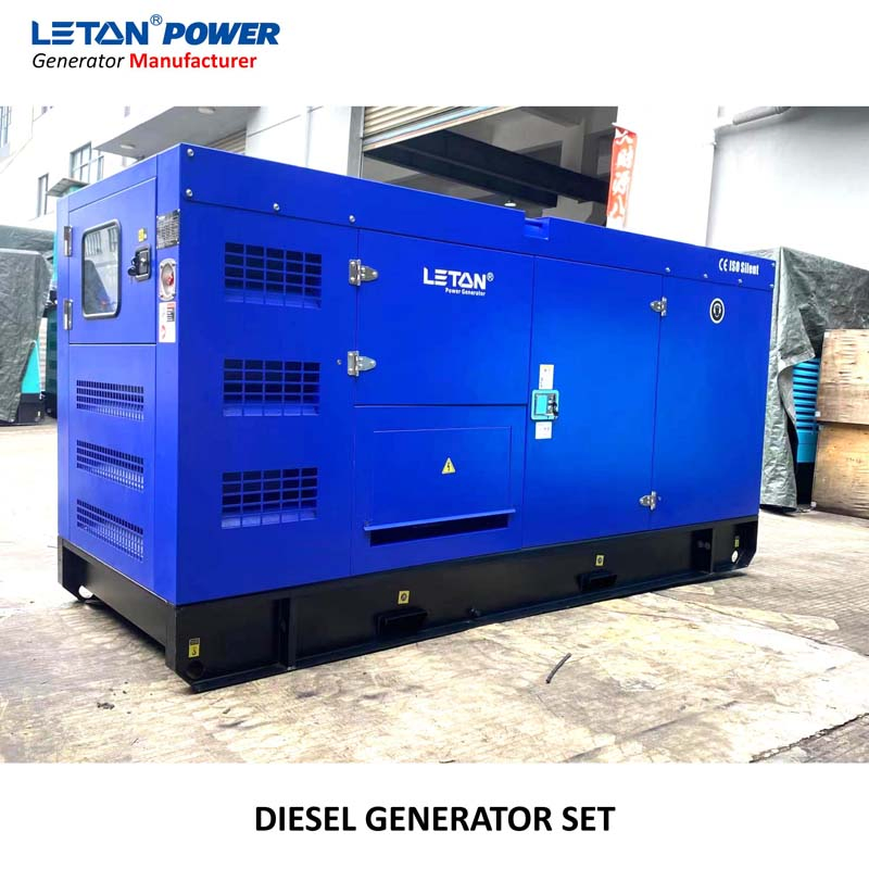 نوع صامت 150kVA 200kVA 300kVA 400kVA مولد كهربائي بحري مبرد بالماء 320kw مجموعة مولدات ديزل