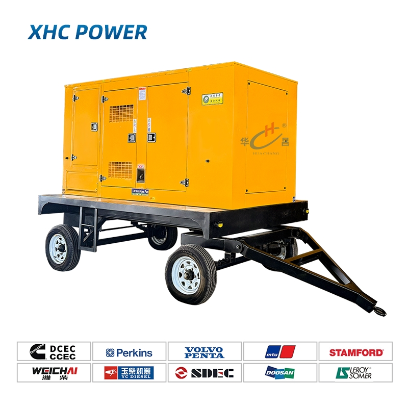 محرك كامينز بيركنز ويشاي 10kVA 15kVA 20kVA 50kVA 100kVA 150kVA 350kVA 400kVA مبرد بالماء 3-Phase مجموعة مولدات ديزل صامتة للطاقة الاحتياطية