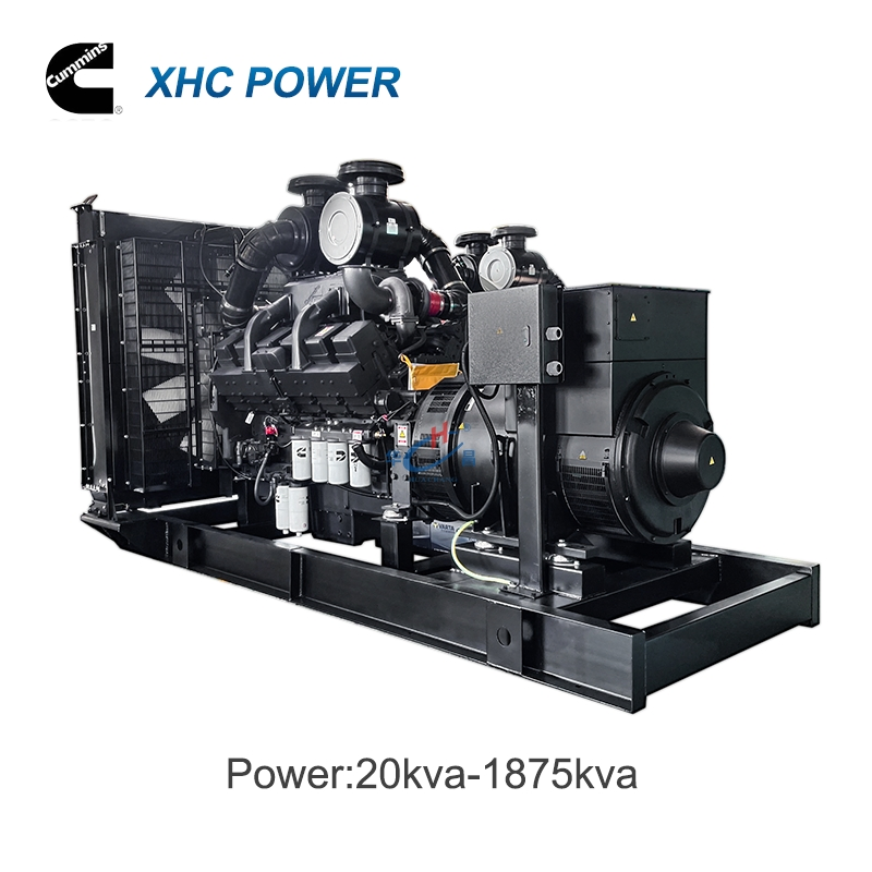 محرك كامينز بيركنز ويشاي 10kVA 15kVA 20kVA 50kVA 100kVA 150kVA 350kVA 400kVA مبرد بالماء 3-Phase مجموعة مولدات ديزل صامتة للطاقة الاحتياطية