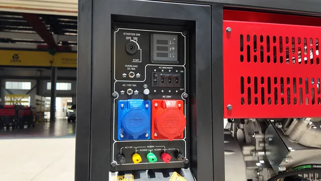 مولد ديزل مبرد بالهواء 20kVA للطوارئ المنزلية الاحتياطية