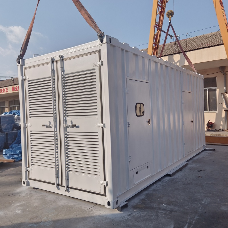750kVA 600kw مجموعة مولدات الديزل الثقيلة الصامتة للغاية للفنادق