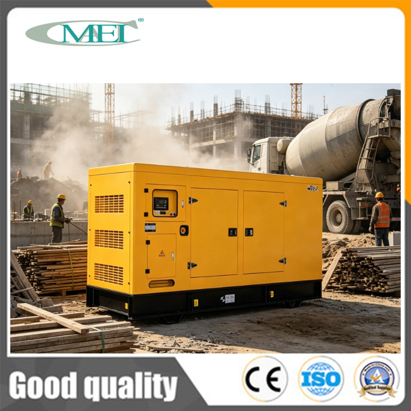مولد ديزل متنقل 50kw 62.5kVA مجموعة مولد الطاقة 3 مرحلة مزرعة التعدين مثبتة على هيكل لموقع البناء للطاقة