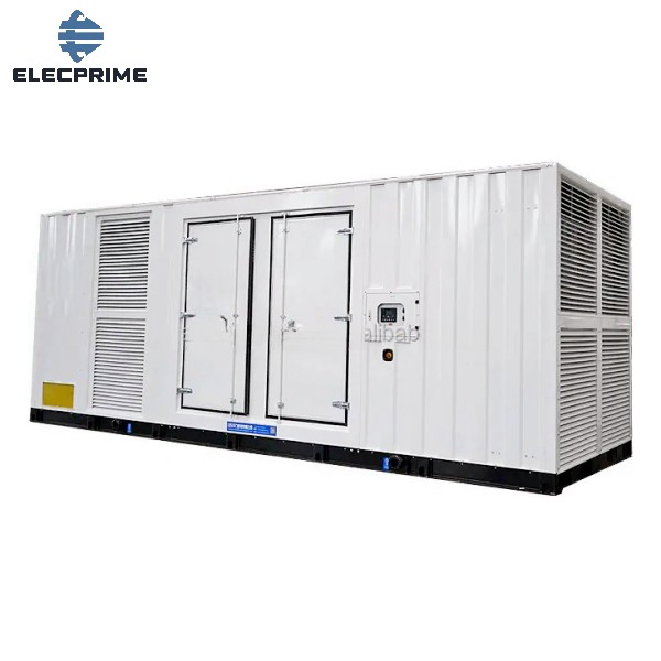 1400kVA مجموعة مولدات ديزل مفتوحة من كم مينز، ذات درجة صناعية، مزودة بشاحن توربيني ومبرد بعد الاحتراق، تعمل تحت أحمال ثقيلة بشكل مستمر