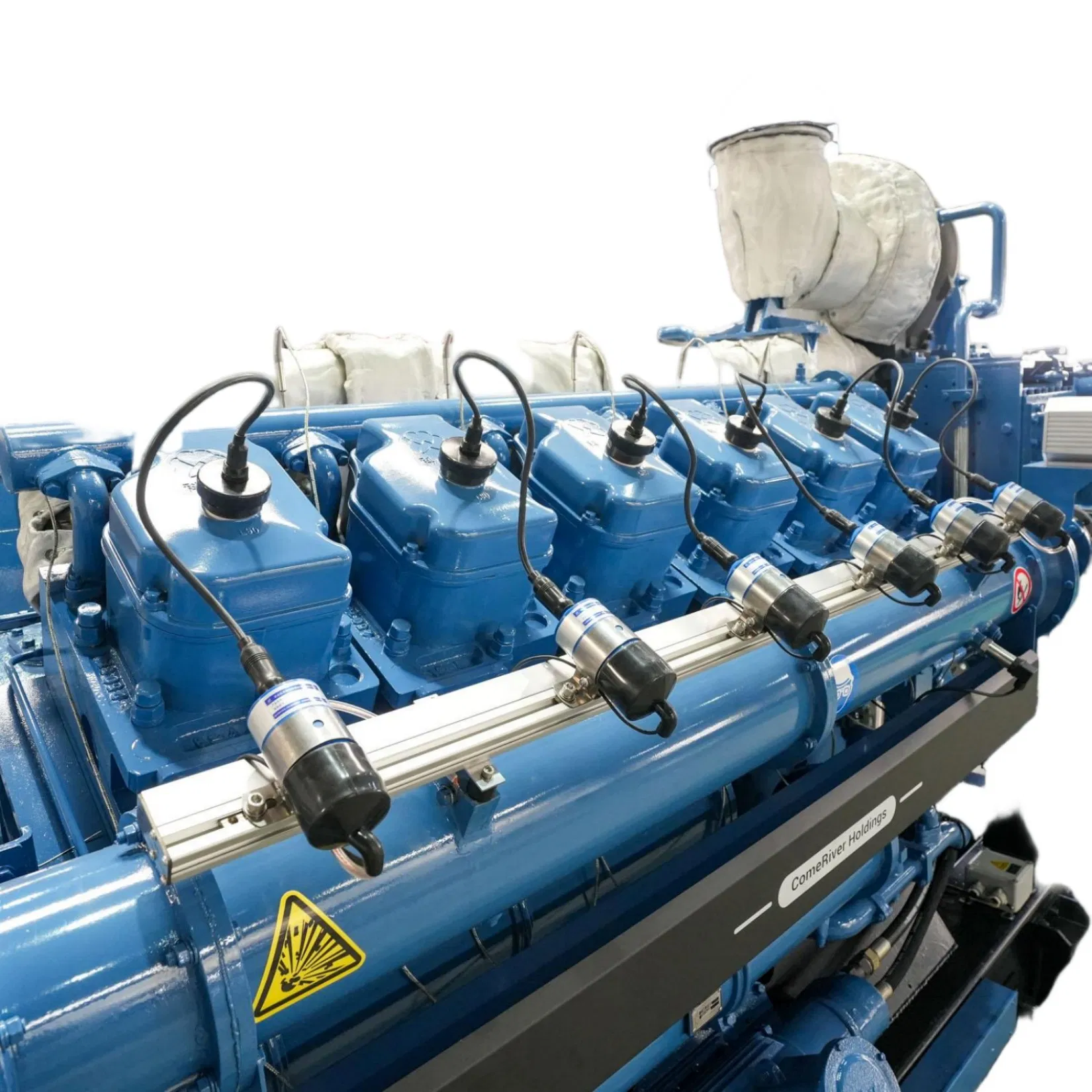 مولد طاقة يعمل بالغاز البترولي المسال مزود بنظام تبريد داخلي وخارجي 1000kw