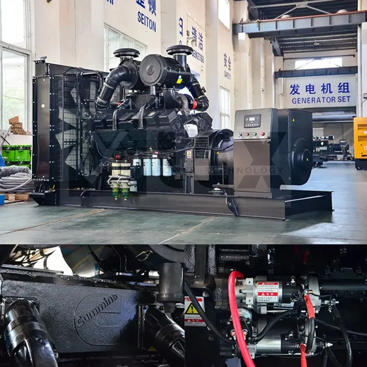 56kVA 86kVA 126kVA 136kVA مولد ديزل من نوع أوبن - أداء موثوق مثالي للمصانع احتياطي طارئ زمن تشغيل طويل كفاءة في استهلاك الوقود