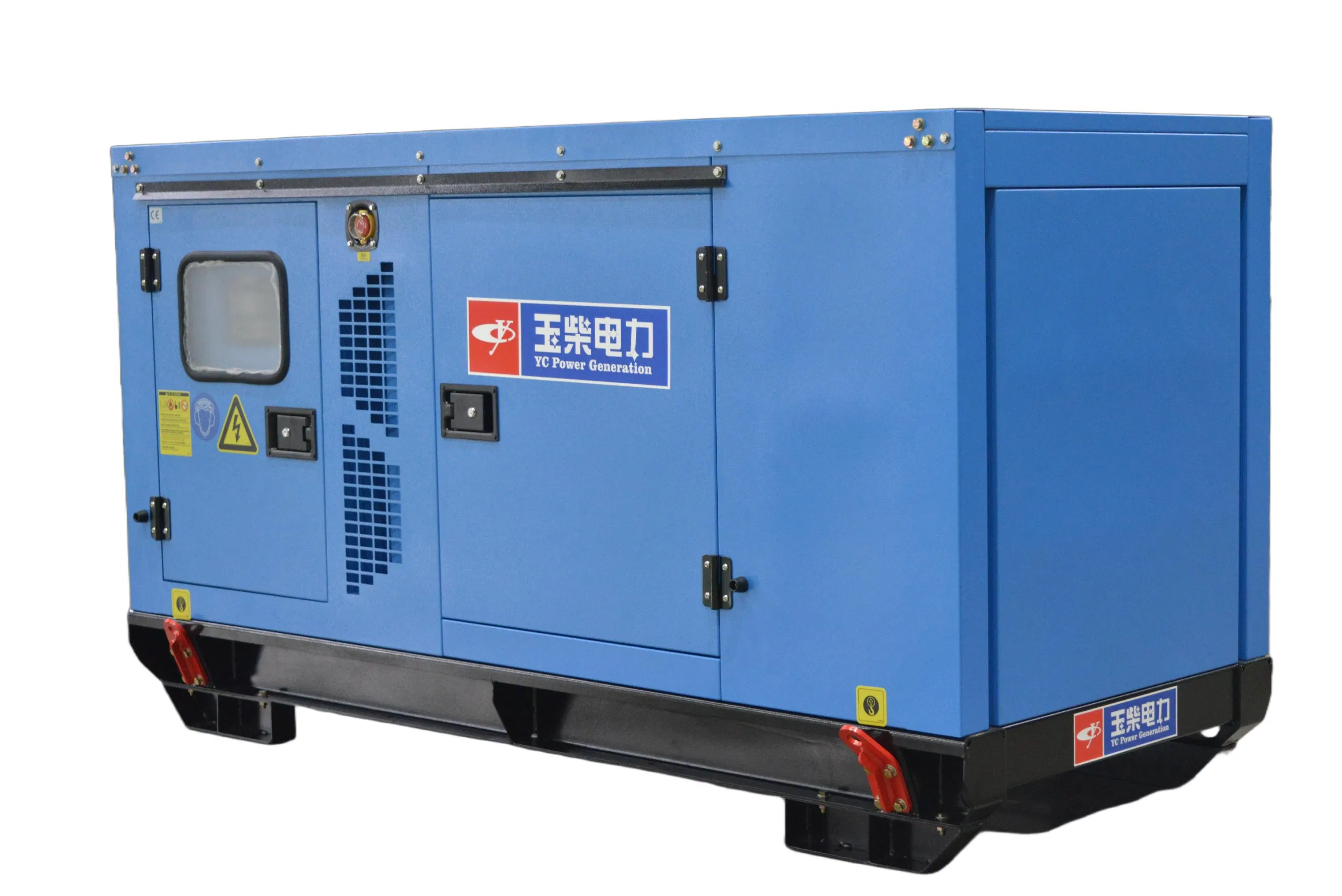 100kw مولد كهربائي صامت للغاية مع نظام نقل تلقائي للطاقة الاحتياطية لفعاليات الرياضة محرك يوتشاي مجموعة مولدات ديزل عازلة للصوت