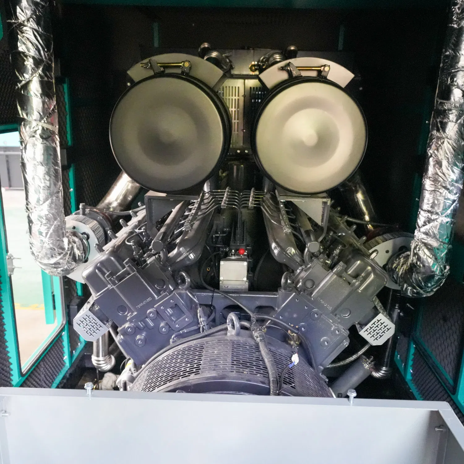 مولد ديزل صامت ويشاى 1200kw مبرد بالماء 1500kVA مع ATS لنا في الصين