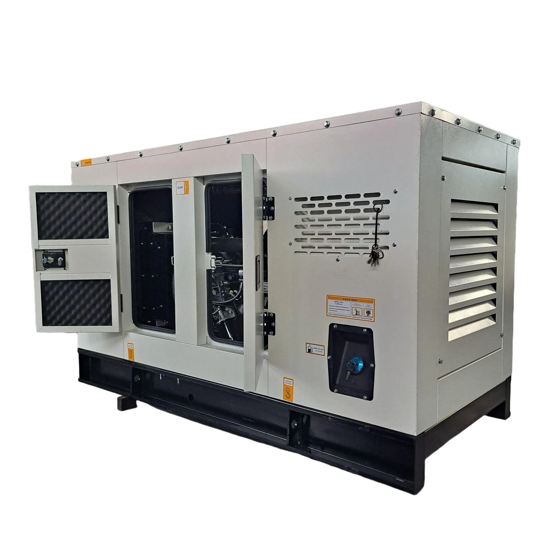 بيع ساخن 60kw 80kVA مولد سديك الصامت مع غلاف عازل للصوت يعمل بالديزل ومبرد بالماء 3 مرحلة 50Hz 60Hz مولد كهربائي معتمد CE ISO للطوارئ الصناعية الاحتياطية