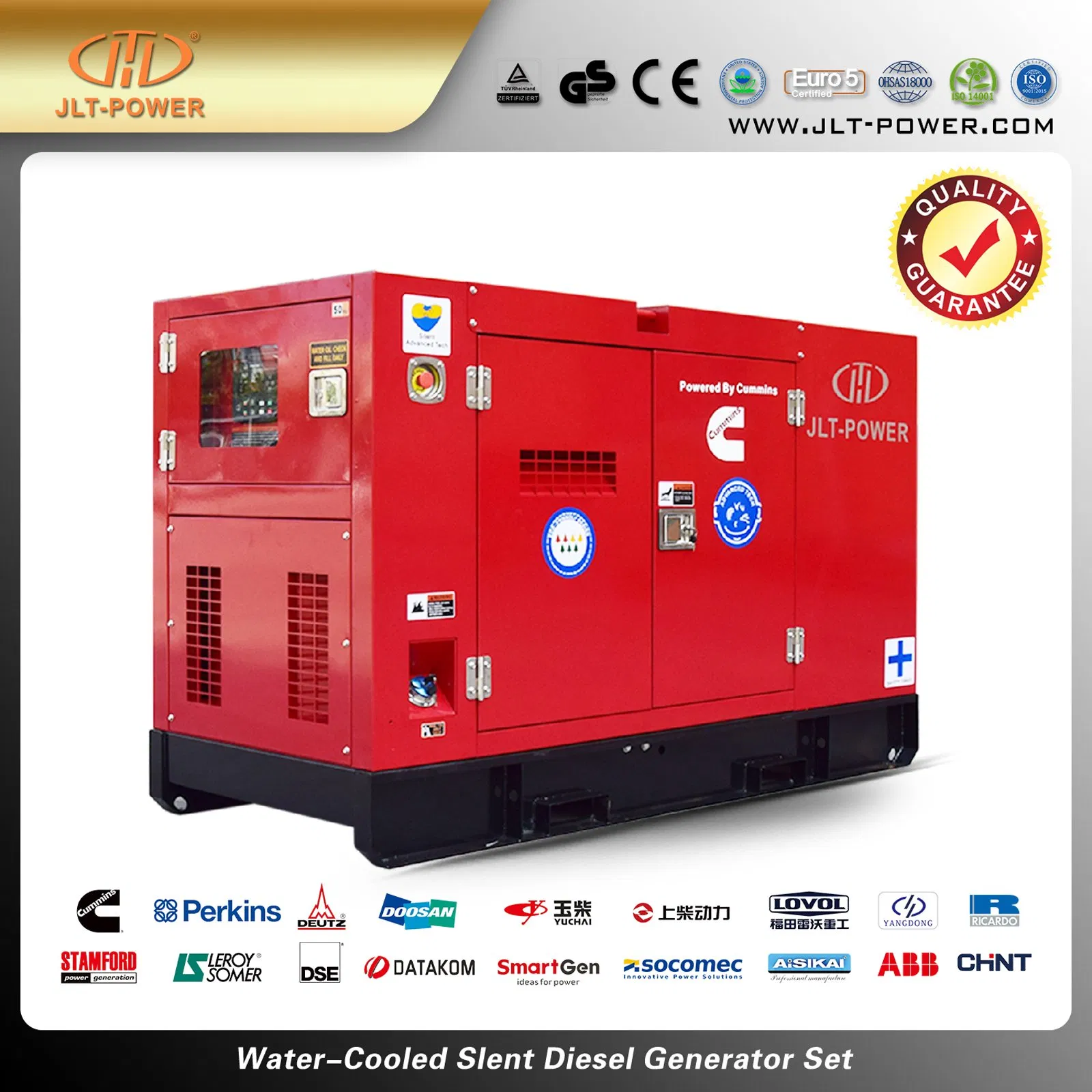 80KW 100KVA مولد ديزل ريكاردو مثبت على مقطورة 380V 50Hz لموقع البناء نشر سريع