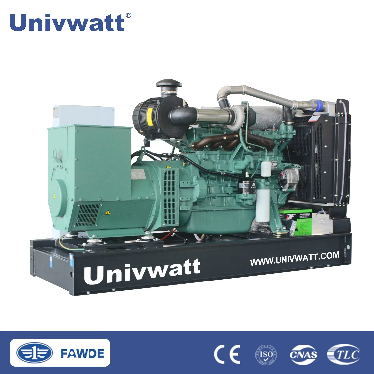 120kw / 150kw مجموعة مولدات الديزل الكهربائية المفتوحة من فاويد للاستخدام المستمر