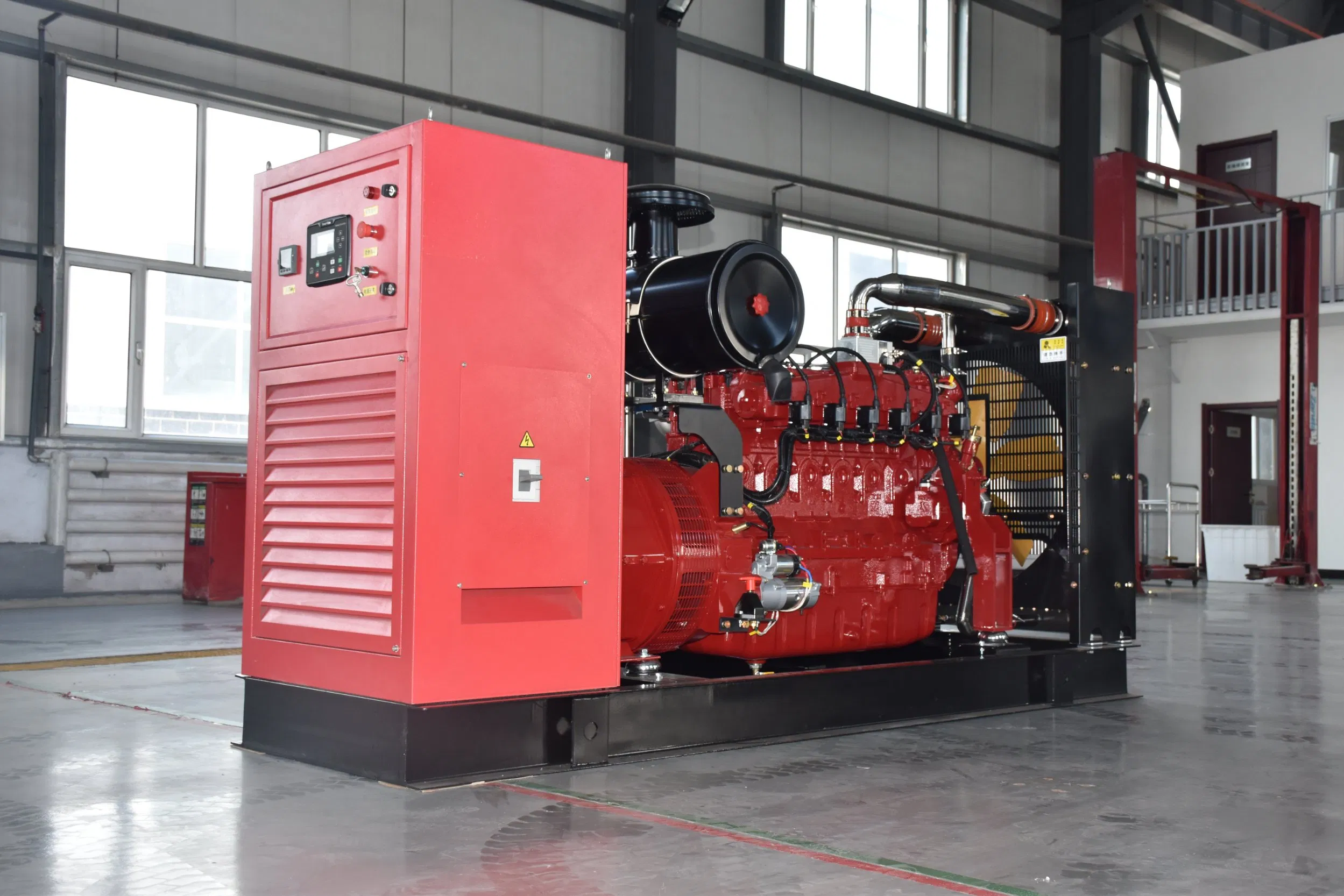 180kw 50Hz 1500rpm مجموعة مولدات تعمل بالهيدروجين والديزل والغاز الطبيعي والغاز المسال والبيوجاز من ويشاى باور مع مولد ليروي سومر لتوليد الطاقة بكفاءة
