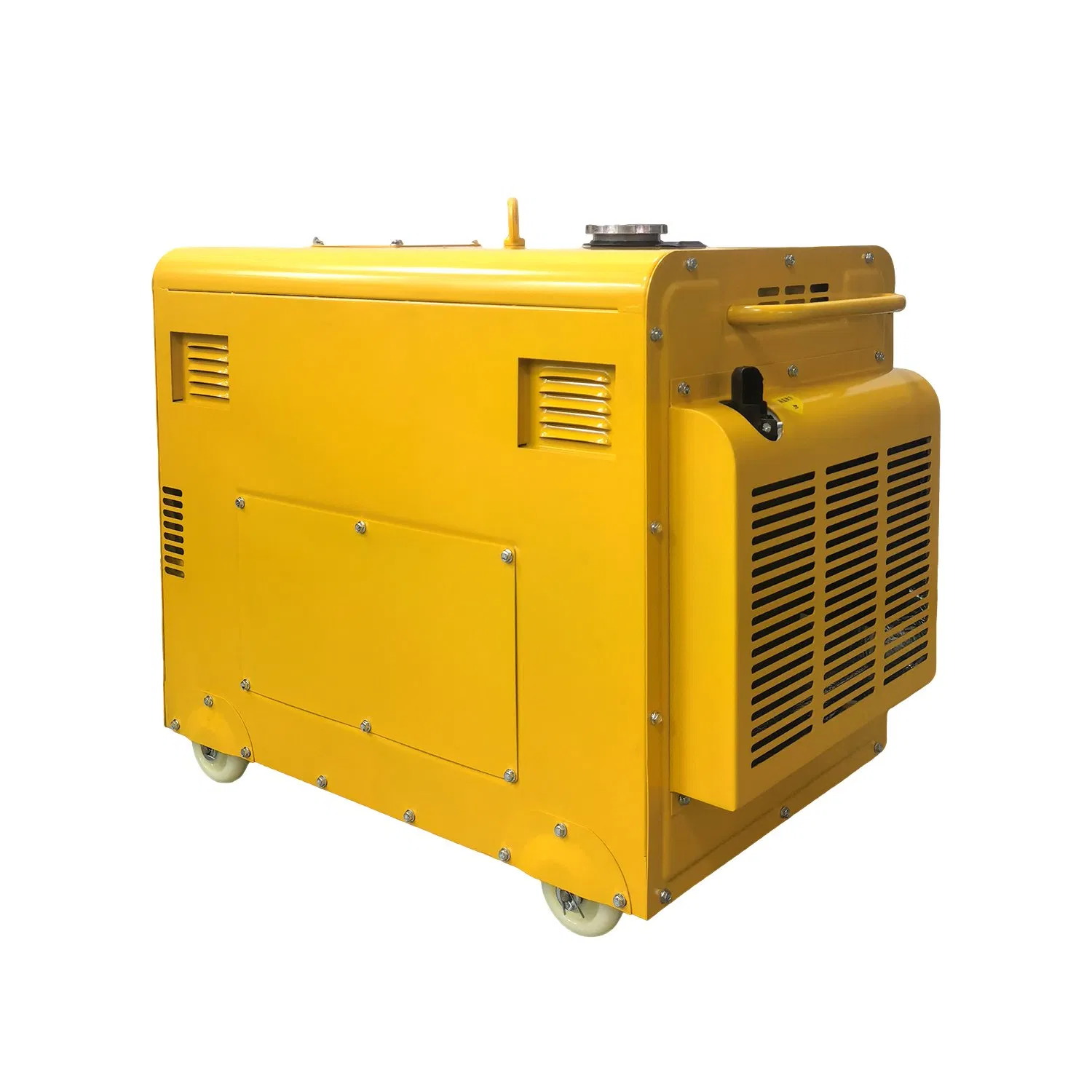6.5kw 7.2kw 5000W 8000W 8.5kw 10kVA 1 مرحلة صامتة صغيرة ديزل محمولة كهربائية مولد ديزل مع احتياطي للمنزل