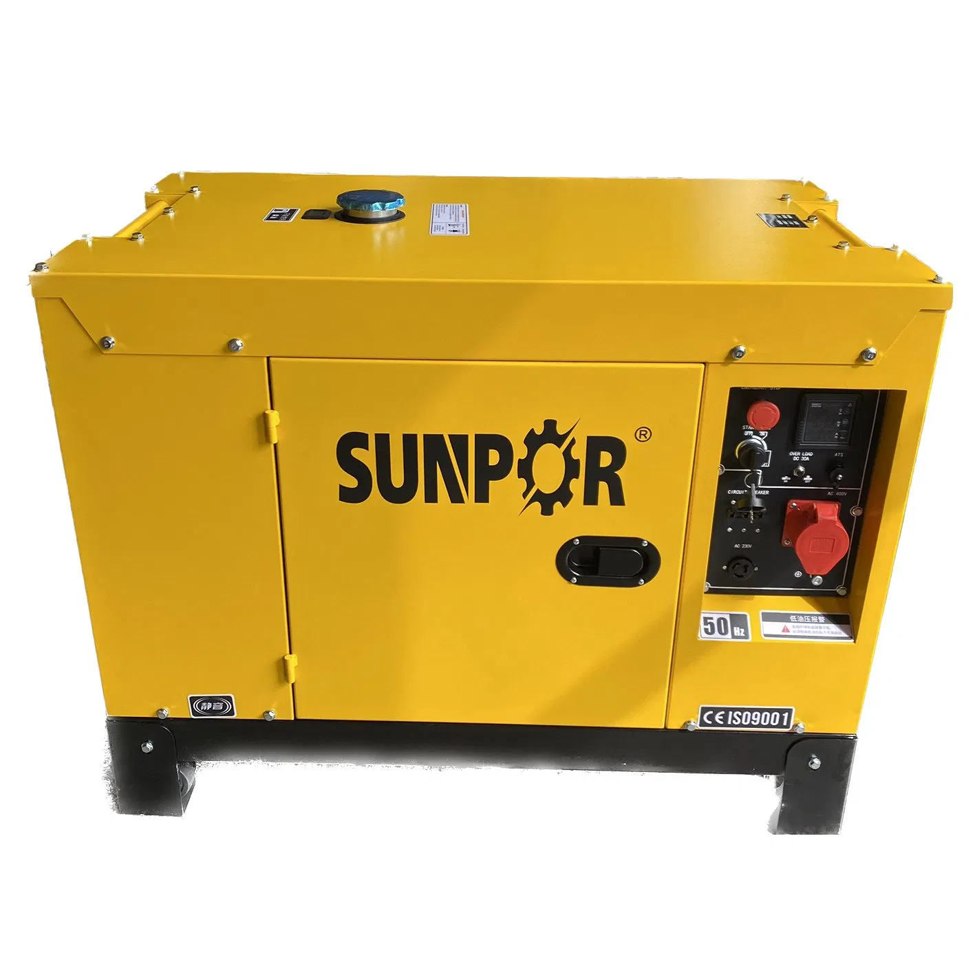 مولد ديزل صامت مزدوج الأسطوانة مبرد بالهواء 10kw 12kw 15kw