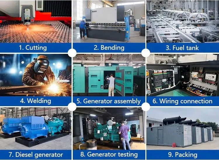 800-1500kw مولد ديزل ذكي مع لوحة فشل الشبكة التلقائي لمركز البيانات للطوارئ