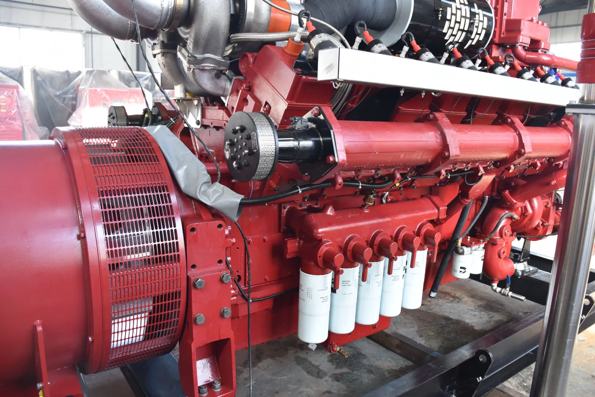 وحدة التوليد المشترك 1250kVA 50Hz 1500rpm وقود مزدوج هيدروجين ديزل تيار متردد 3 مرحلة مجموعة مولدات منجم الفحم مولد غاز بروبان غاز طبيعي مسال/غاز طبيعي مضغوط/غاز بترول مسال كتلة حيوية غاز حيوي مجموعة مولدات