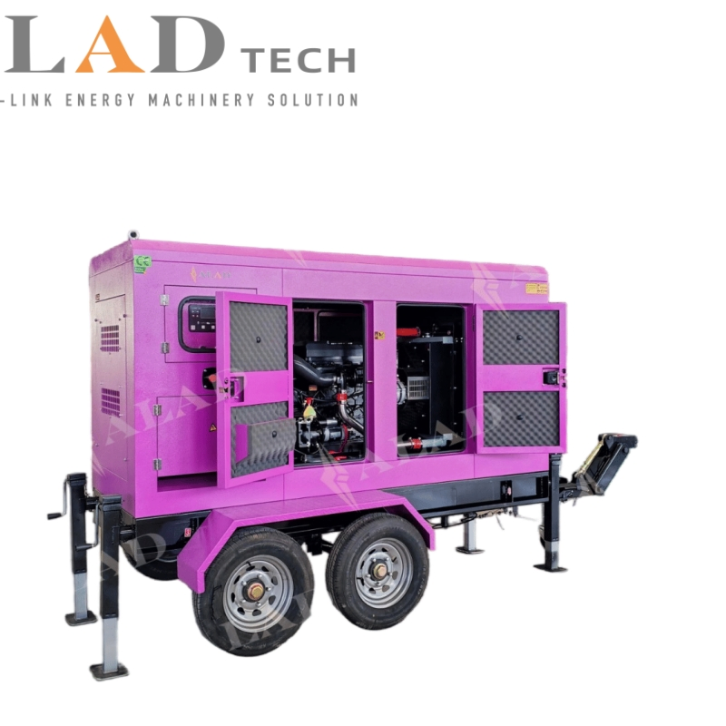 مولد ديزل ويشاي نوع مقطورة منخفض الضوضاء 20-1200kw