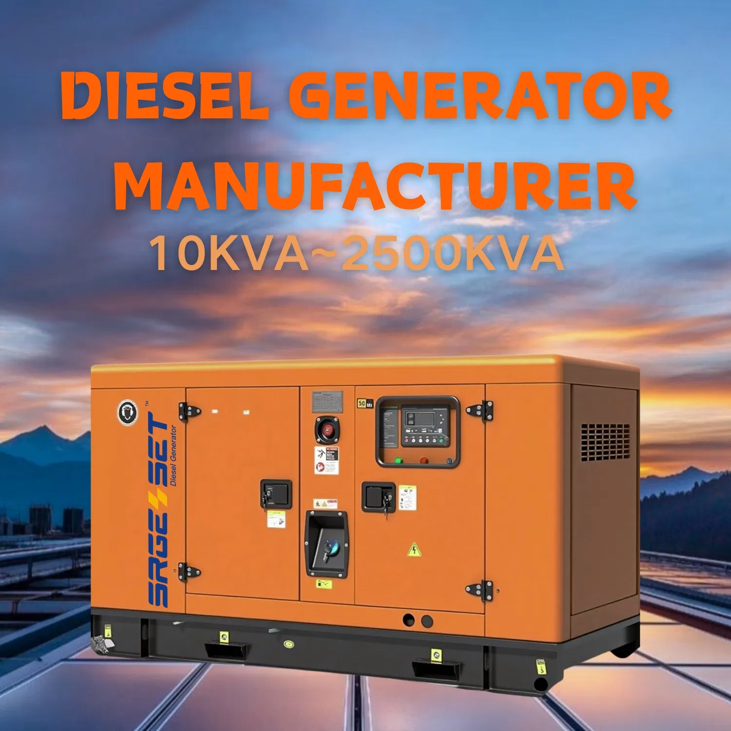 200kVA مولد ديزل صامت مثبت على مقطورة 400V 50Hz 1500rpm احتياطي