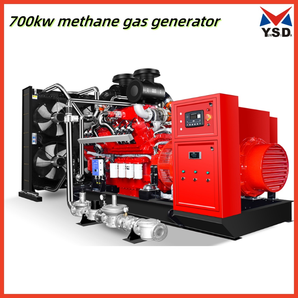 مجموعة مولدات الطاقة عالية الكفاءة 700kw تعمل بالغاز الطبيعي والغاز المضغوط والغاز البترولي المسال، محطة طاقة تعمل بمحركات الغاز، وقود مزدوج، هيدروجين، ديزل، غاز حيوي، مجموعة مولدات ثلاثية الطور تعمل بالغاز الطبيعي