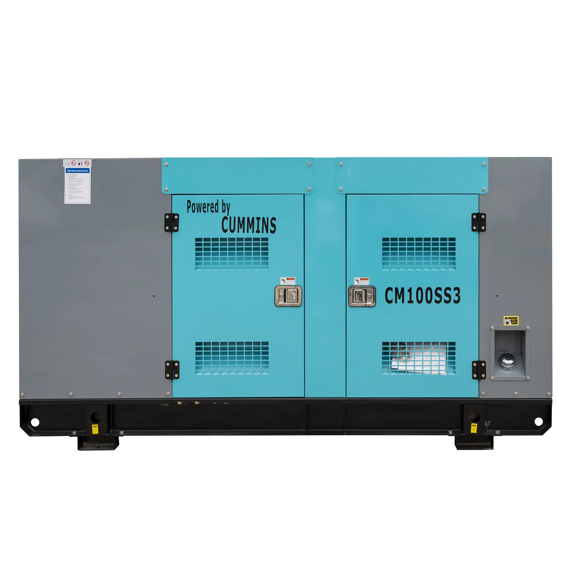 50Hz 60Hz 220V 440V 3 مرحلة 1 مرحلة 20kVA 25kVA 30kVA 40kVA 50kVA 60kVA 100kVA 120kVA 150kVA مولد طاقة منخفض الضوضاء نوع ديزل