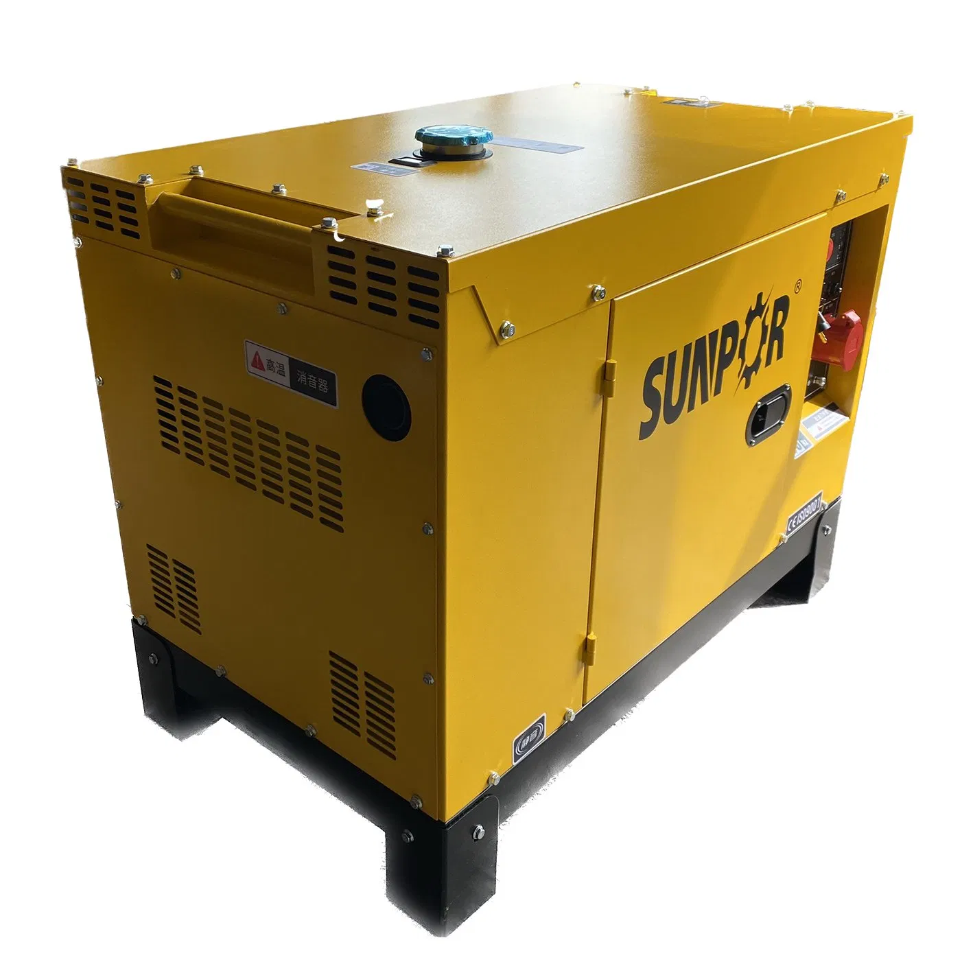 مولد ديزل صامت مزدوج الأسطوانة مبرد بالهواء 10kw 12kw 15kw