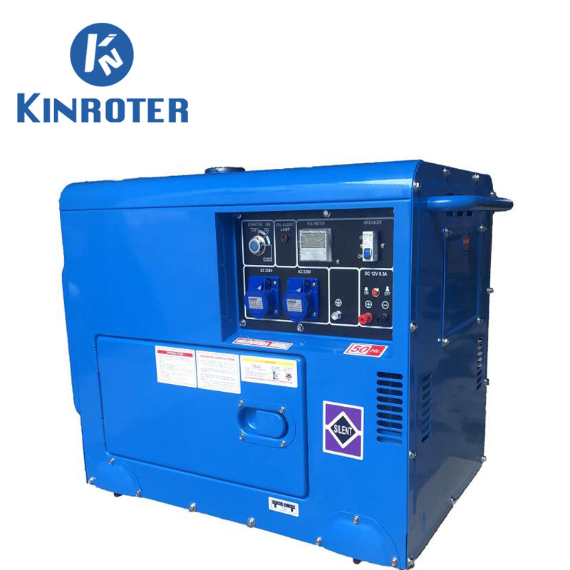 مولدات ديزل مدمجة وصامتة تعمل بالتبريد بالهواء 3kw-15kw للاستخدام السكني والتجاري